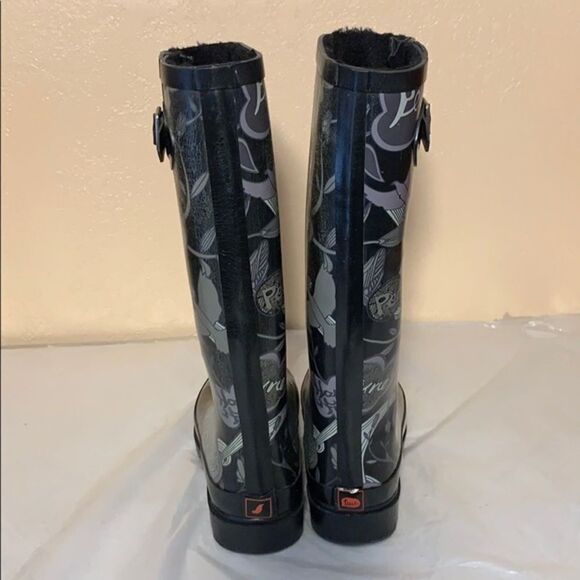 The Sak Signature Tall Rubber Rain Boots Size 6 - Picture 3 of 10